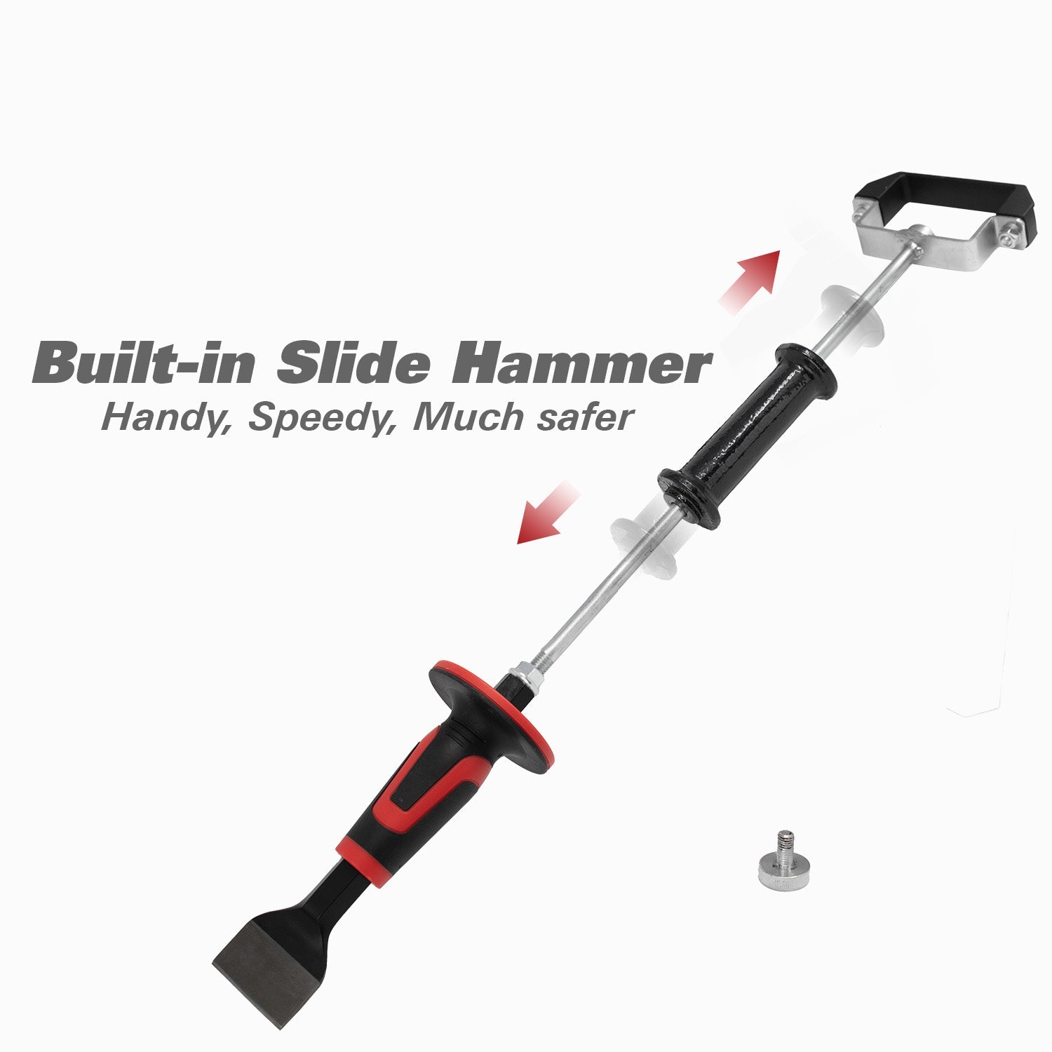 Cincel de 2" (5.08 cm) con Extensión de Martillo Deslizante